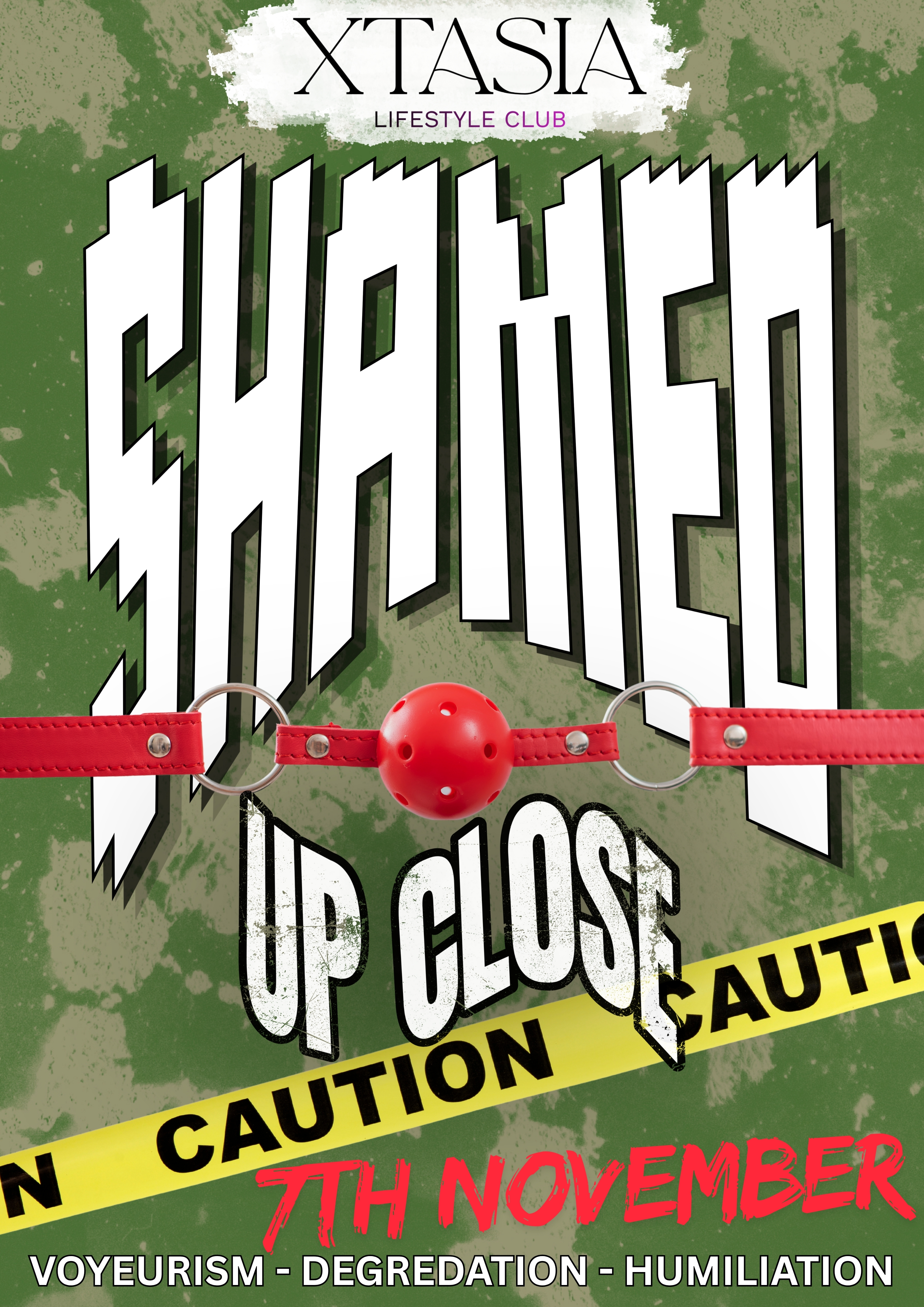 SHAMED Up Close and Personal poster