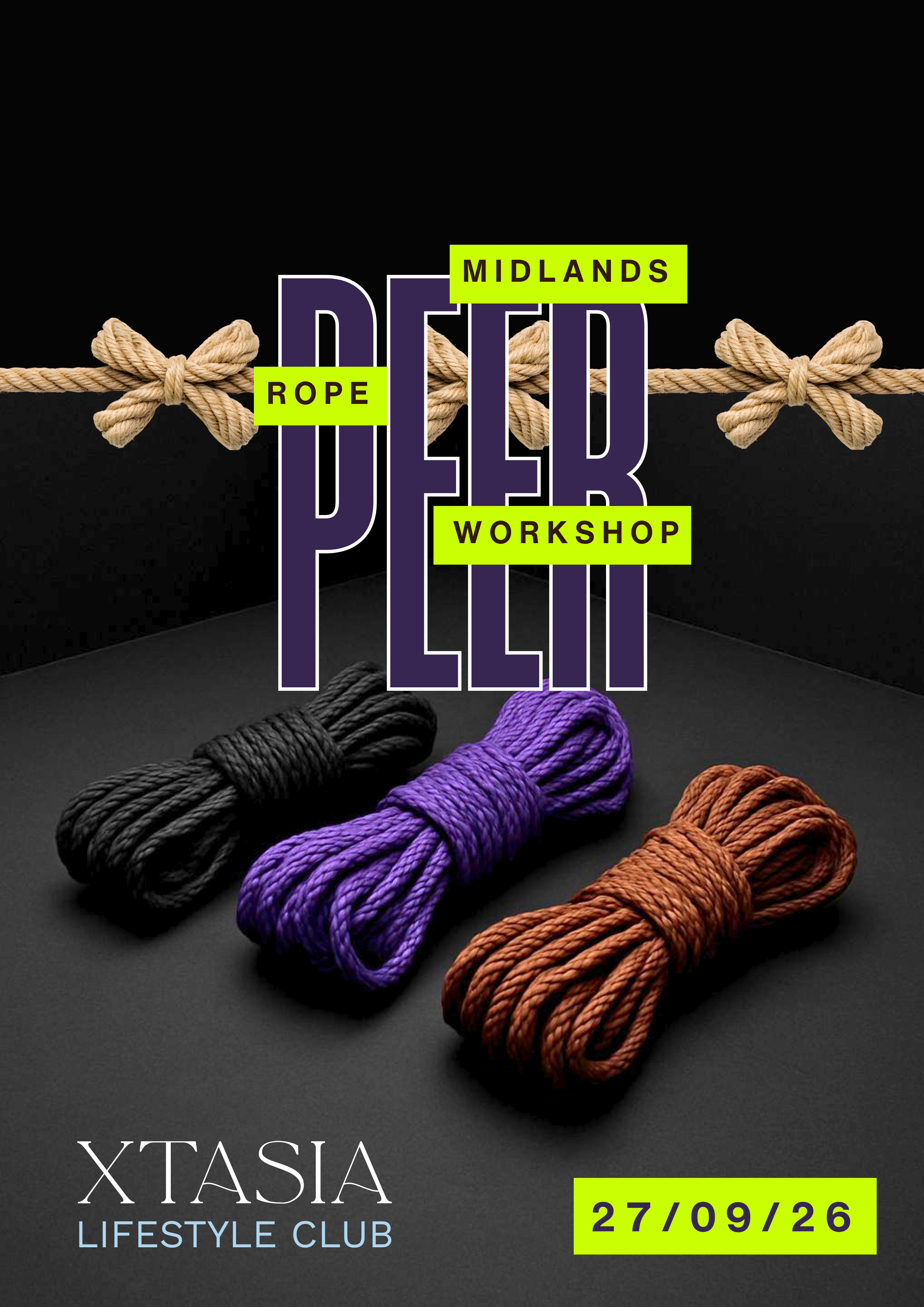 Midland Peer Rope Workshop  poster