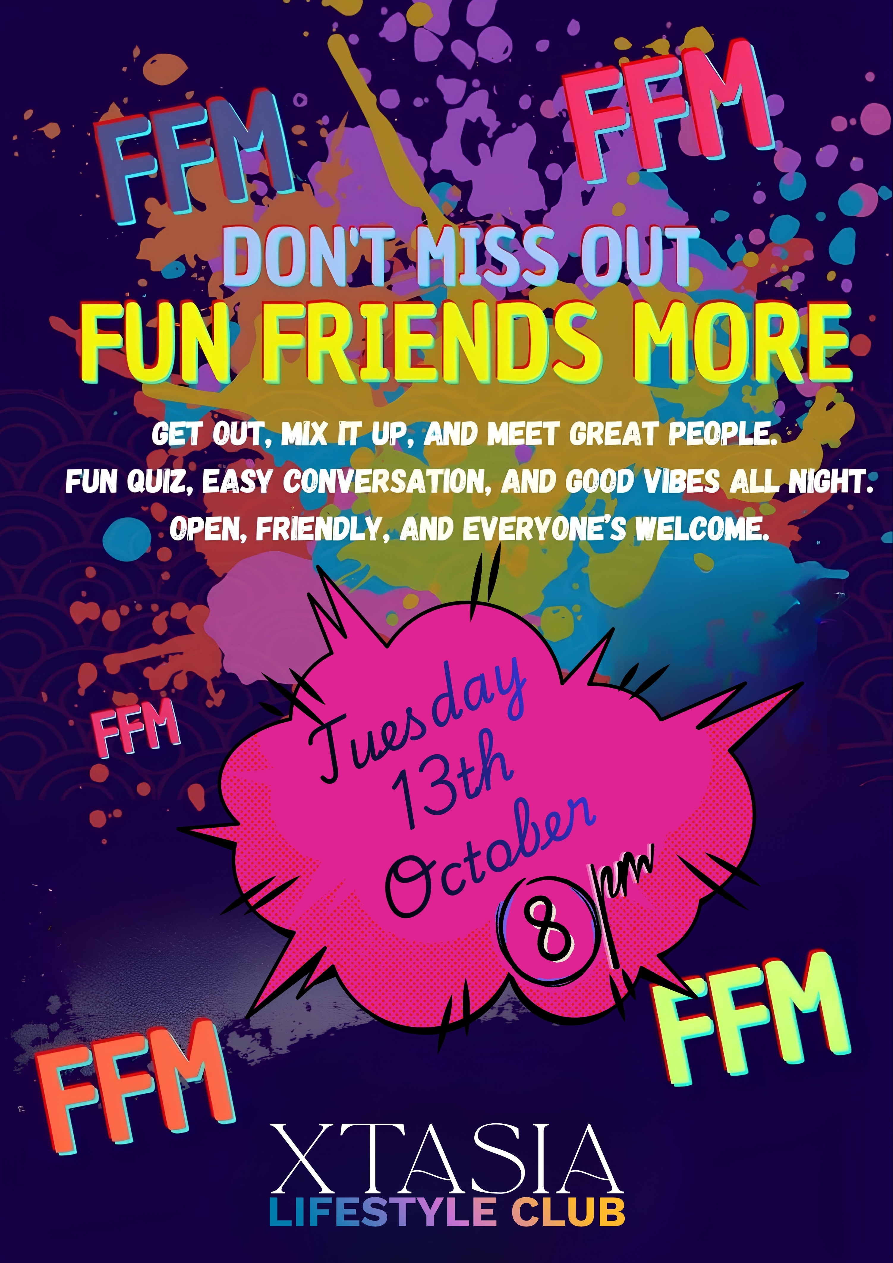 Friends, Fun and More Social poster