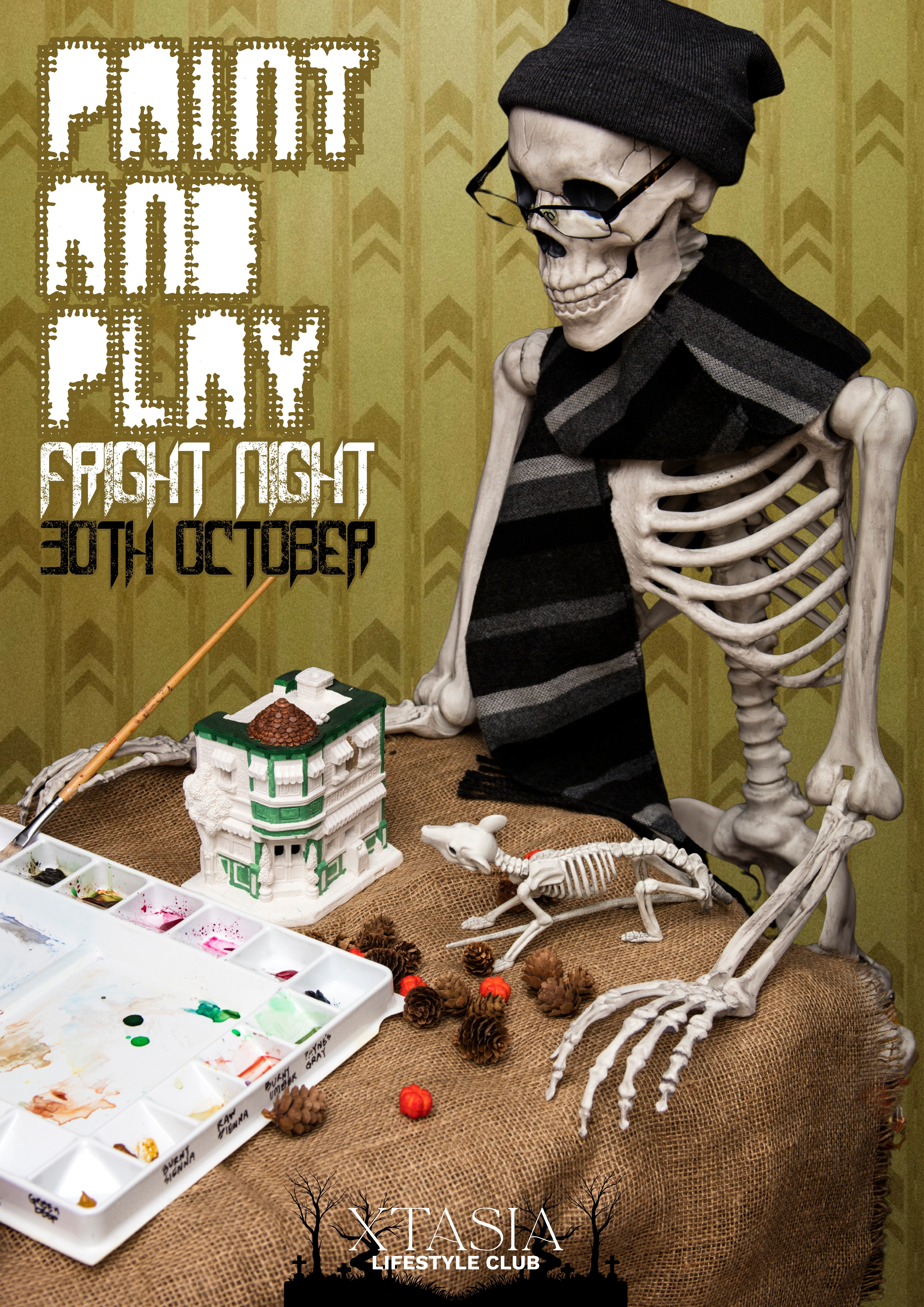 Paint and Play: Fright Night poster